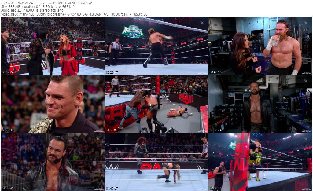 WWE: Monday Night RAW (2024.02.26) 2