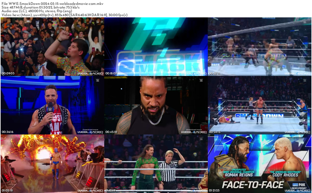 WWE: Friday Night SmackDown (2024.03.15) 1