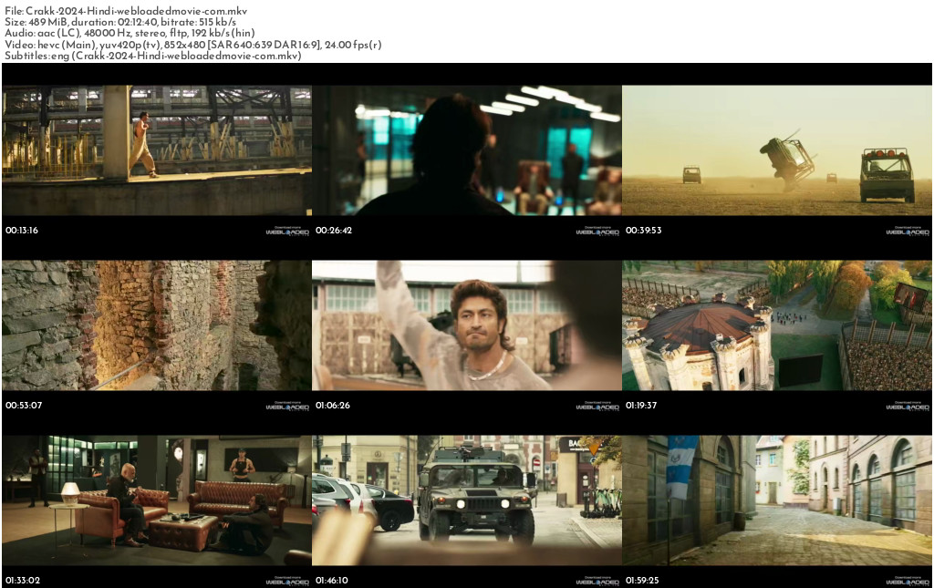 Crakk: Jeetega… Toh Jiyegaa (2024) Hindi Movie 12