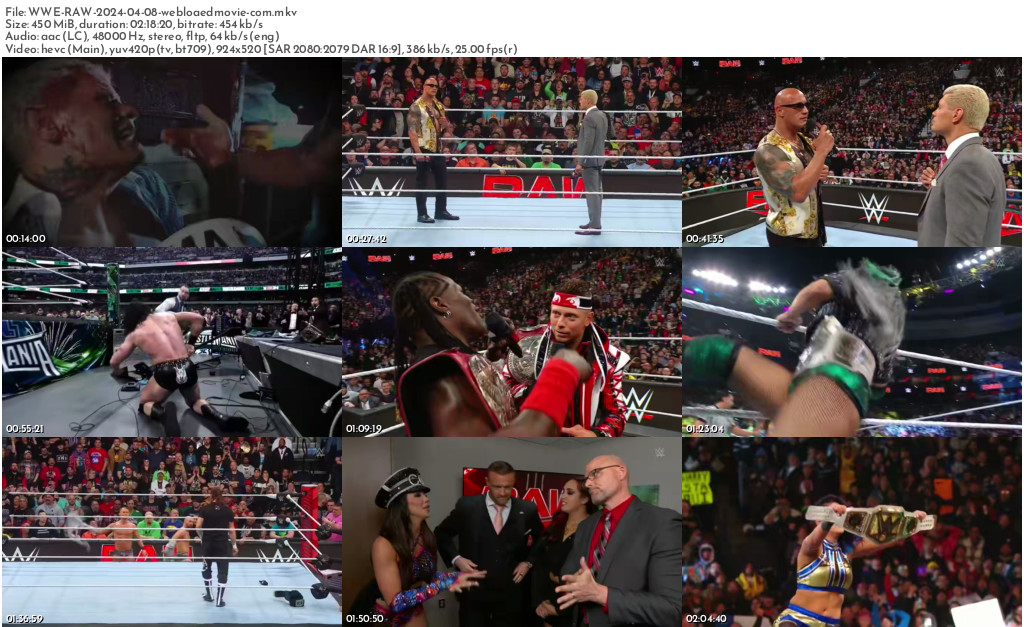WWE Monday Night Raw 2024.04.08 1