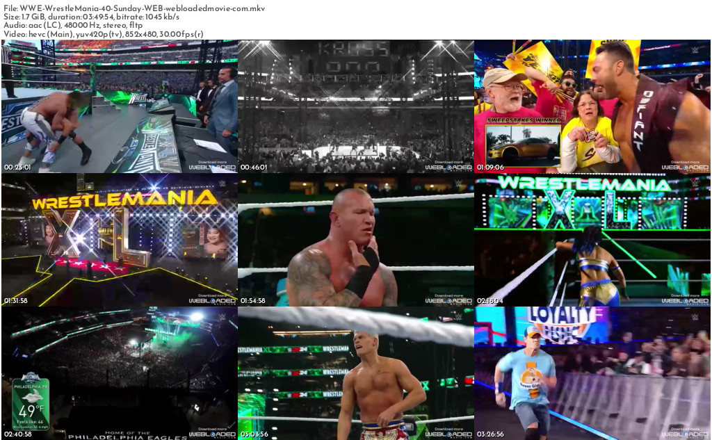 WWE WrestleMania 40 Sunday (2024) 20