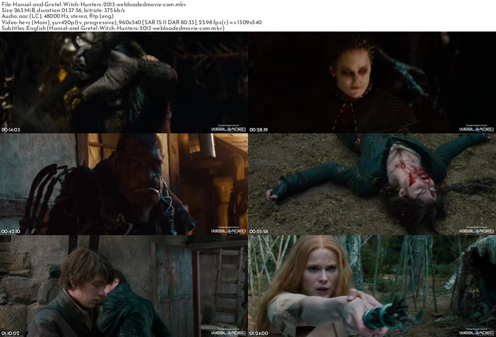 Download Hansel & Gretel: Witch Hunters (2013) Mp4 2